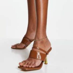 ASOS Tan Heeled Sandals